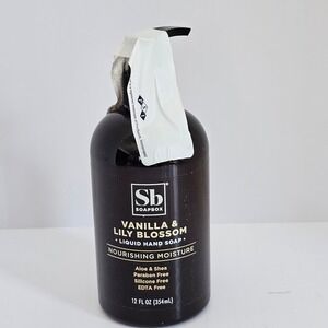 Soapbox Vanilla Lily Blossom Liquid Hand Soap Nourishing Moisture 12 FL OZ NEW